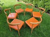 Vintažinės mid century riešutmedžio kėdės - nuotraukos Nr. 36