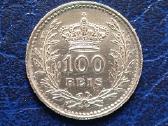 (330) 100 realų 1909m. Portugalija sidabras