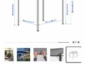 Ikea Gunnön pavėsine + Brezentas - nuotraukos Nr. 3