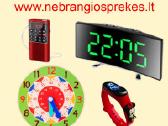 Skaitmeninis laikrodis su LED veidrodiniu ekranu