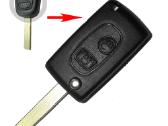 Citroen raktai korpusas raktas 0-616-96777 - nuotraukos Nr. 4