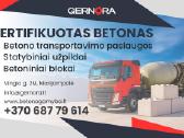 Betonas / betono siurblys / lego betoniniai blokai