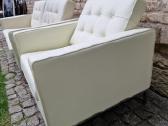 Vintažinė "Knoll studio" dvisėdė sofutė su foteliu - nuotraukos Nr. 7
