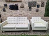 Vintažinė "Knoll studio" dvisėdė sofutė su foteliu - nuotraukos Nr. 9