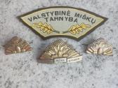 Ženklai, kokardos miškininkų