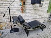 Vintažinis autorinis poilsio gultas/šezlongas Lc4 - nuotraukos Nr. 36