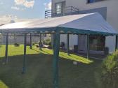 Paviljonas 5x10 m, sustiprinta danga, kaip naujas - nuotraukos Nr. 4