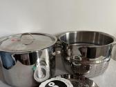 Puodas 10 ltr. su įdėklu garinimui