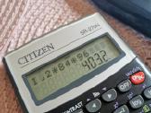 Citizen Sr-270n mokslinis skaičiuotuvas - nuotraukos Nr. 3