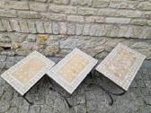 Vintažinis marokietiškų staliukų komplektas - nuotraukos Nr. 9