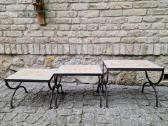 Vintažinis marokietiškų staliukų komplektas - nuotraukos Nr. 12
