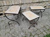 Vintažinis marokietiškų staliukų komplektas - nuotraukos Nr. 16