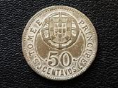 (9) 50 centavų 1929m. San Tomė ir Prinsipė.