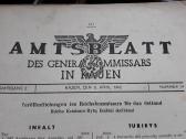 Lietuva Vokietija laikraštis Amtsblatt 1942 - nuotraukos Nr. 2