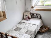 Vintažiniai vaikiški baldai lovelė, lova, stalas,