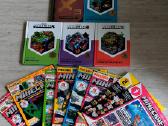 Minecraft knygos (5 vnt) ir Minecraft žurnalai (9)