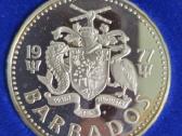 Sidabras Barbadosas 10 dolerių 1977 - nuotraukos Nr. 2
