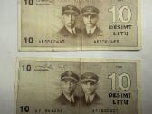 1991 metų 2 kopiūros po 10 litų