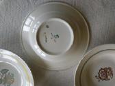 Naujos Vintage porceliano fajanso sriubos lėkštės - nuotraukos Nr. 2