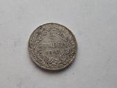 1847 1/2 guldeno Wurtenbergas,retesne - nuotraukos Nr. 2