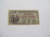 5 centai , JAV , 1951-1954 military