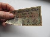 5 centai , JAV , 1951-1954 military - nuotraukos Nr. 3