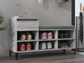 Vidaxl Spintelė batams, baltos spalvos, 102x36x60c - nuotraukos Nr. 2