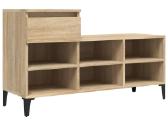 Vidaxl Spintelė batams, baltos spalvos, 102x36x60c - nuotraukos Nr. 5