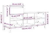Vidaxl Spintelė batams, baltos spalvos, 102x36x60c - nuotraukos Nr. 8