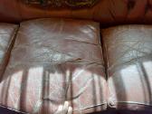 Odinė sofa ir du foteliai - nuotraukos Nr. 3