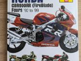 Honda cbr 900rr remonto vadovas