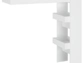 Vidaxl Sieninis baro staliukas, pilkas, 102x45x103 - nuotraukos Nr. 5