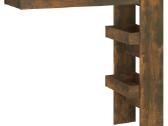Vidaxl Sieninis baro staliukas, pilkas, 102x45x103 - nuotraukos Nr. 6