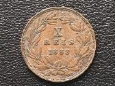 (14) 10 realų 1883m. Portugalija