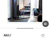 Veidrodinis Auli 4 plokštės stumdomų durų rėmui - nuotraukos Nr. 2