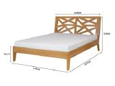 Medinė lova masyvas bukas 160x200 Vilnius 375€ - nuotraukos Nr. 6