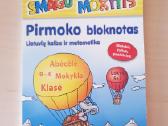 Pirmoko bloknotas. užduotėlės, pratimai