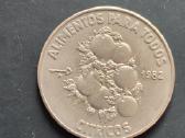 Kuba 1982 1peso Cu-ni Fao citrusas