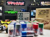 Tamiya purškiami dažai RC kėbulo dažymui