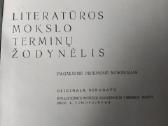 Literatūros mokslo terminų žodynėlis - nuotraukos Nr. 2