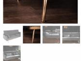 Elegantiška aksominė sofa-lova - nuotraukos Nr. 3
