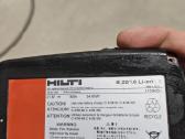 Hilti Suktukas + 2 Baterijos Ir Pakrovejas - nuotraukos Nr. 4
