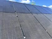 Saulės elektrinių modulių valymas = efektyvumas