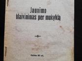 Jaunimo blaivinimas per mokykla.1931m