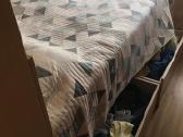 Dvigulė lova 160x200 su stalčiais, čiužinys Lonas - nuotraukos Nr. 14