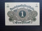 1 marke 1920m Unc Vokietija. - nuotraukos Nr. 2