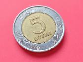 1999 metų 5 litai su broku *