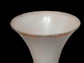 Antikvarinė vaza. Stiklas, auksavimas, emalė 28 cm - nuotraukos Nr. 4