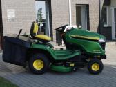 John Deere X350r traktorius su surinkimo krepšiu - nuotraukos Nr. 4