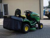 John Deere X350r traktorius su surinkimo krepšiu - nuotraukos Nr. 5
